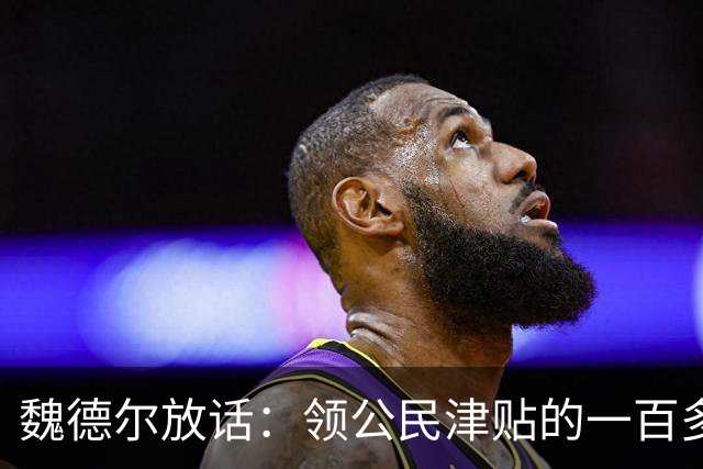 魏德尔放话：领公民津贴的一百多万乌克兰人全部回国。